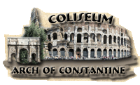 See pictures of the coliseum and Arch of Constantine