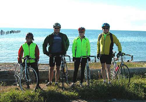 William and friends on bicycle trip